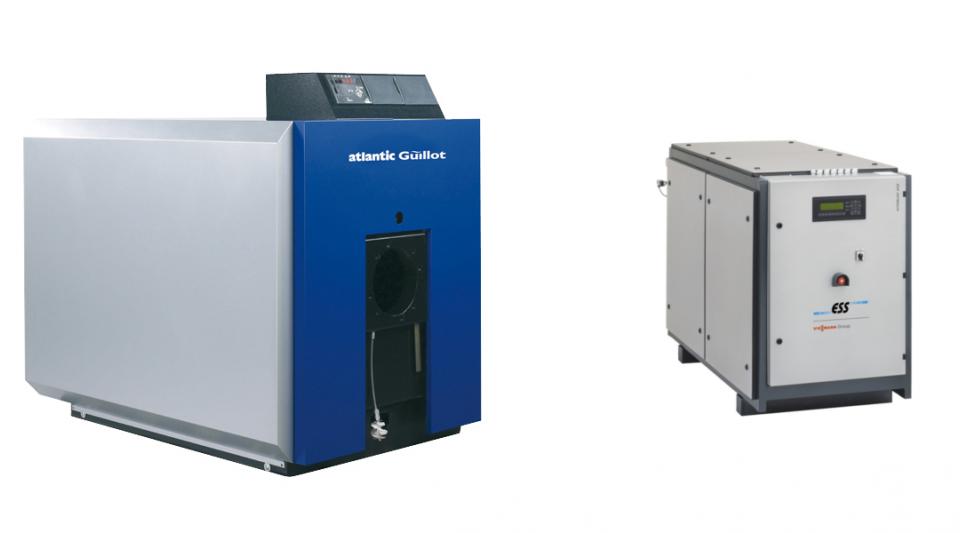 Chaudière à condensation et module de cogénération au gaz naturel — free download